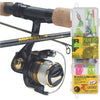 SouthBend Ready 2 Fish Panfish 5 Ft. Fiberglass Fishing Rod & Spinning Reel Combo
