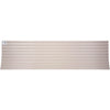 Tuftex Seacoaster 26 In. x 12 Ft. Opaque Tan Round Wave  Vinyl Corrugated Panels