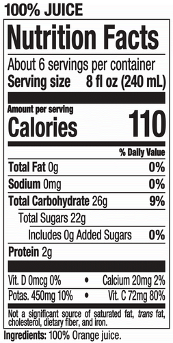 Tropicana Pure Premium®  Original (No Pulp) Orange Juice