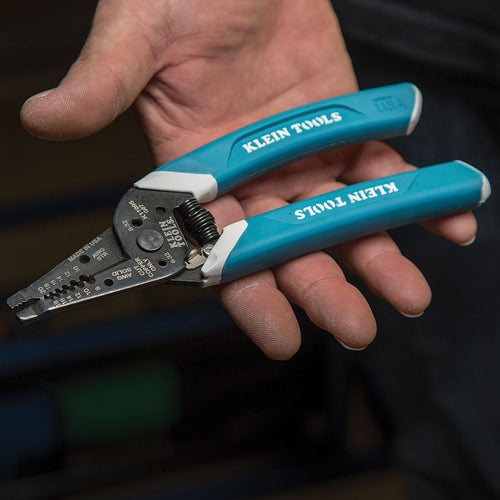 Klein-Kurve® Wire Stripper / Cutter, 8-20 AWG