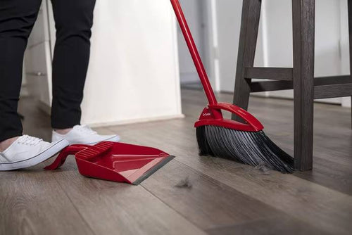 O-Cedar PowerCorner® Pet Pro Broom & Step-On Dust Pan