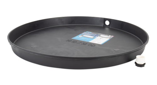 Camco Water Heater Drain Pan with PVC Drain Fitting Plastic