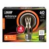 Feit Electric 9W (60W Replacement) Soft White (2700K) A19 Shape (E26 Base) Filament LED Light Bulb