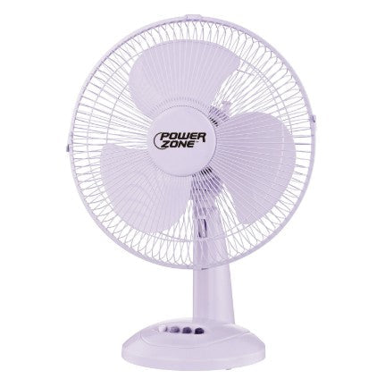 PowerZone Oscillating Table Fan with 3-Speed