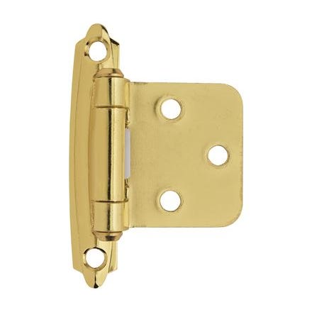 Amerock BPR34293 Variable Overlay Hinge Polished Brass