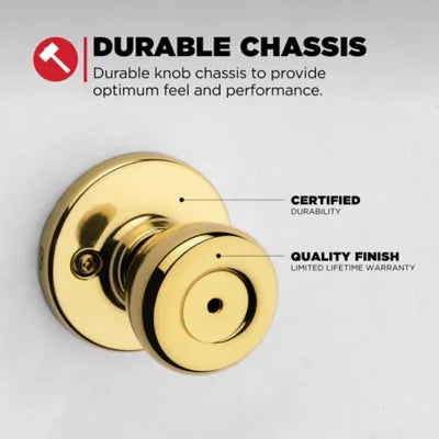Kwikset Tylo Knob - Bed/Bath