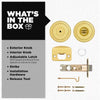 Kwikset Tylo Knob - Bed/Bath
