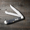 Case Knives Pocket Worn® Crandall Jig Gray Bone Trapper
