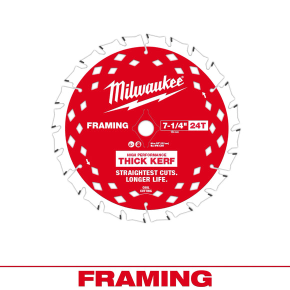 Milwaukee Thick Kerf Framing Circular Saw Blades