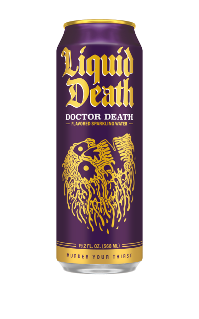 Liquid Death Dr Death Sparkling Mountain Water