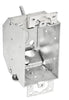 Southwire 3 X 2 Beveled Switch Box, 2-1/2 Deep - Gangable, W/ Romex Clamps