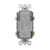 Legrand Pass & Seymour radiant® GFCI USB Outlet with SafeLock® Protection, Type A/C, 15A, Tamper-Resistant,