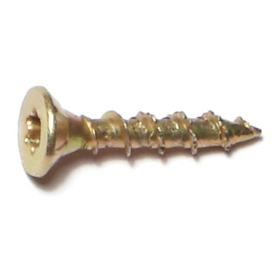 Monster Fastener Zinc Plated Steel Star Drive Interior Nibs Bugle Head Wood Screws