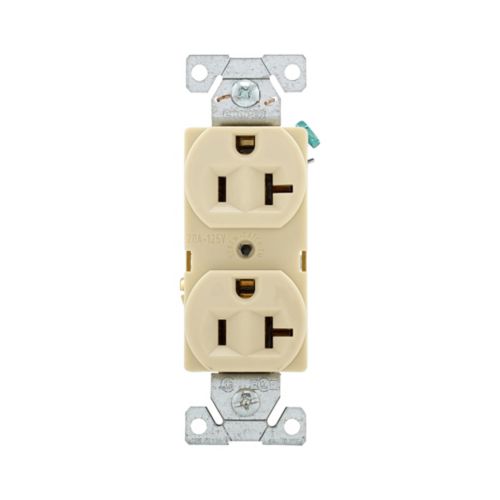 Eaton Commercial Specification Grade Duplex Receptacle BR20V