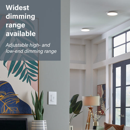 Legrand Pass & Seymour® radiant® LED Advanced 150W Single Pole 3-Way Dimmer, Ivory