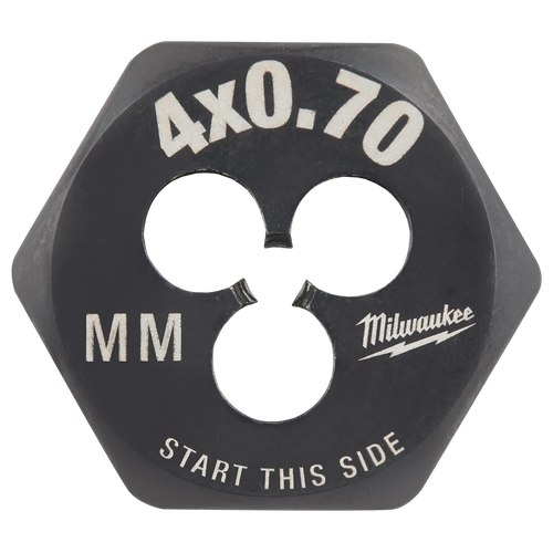 Milwaukee M4-0.70 mm 1-Inch Hex Threading Die