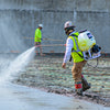 Tomahawk Power 6.5 Gallon Backpack Concrete Sprayer .5 GPM Gas Finishing Tool for Cement Sealant Curing Stain