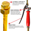 Tomahawk Power 6.5 Gallon Backpack Concrete Sprayer .5 GPM Gas Finishing Tool for Cement Sealant Curing Stain