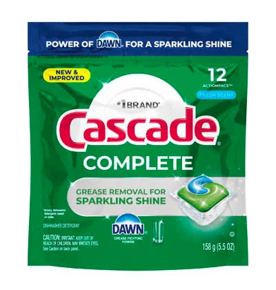 Cascade Complete ActionPacsTM - Fresh Scent