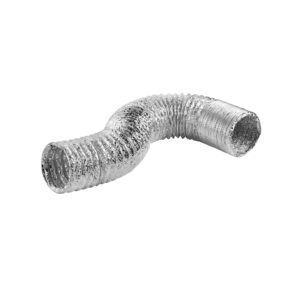 Lambro 4 inch x 20 foot UL 2158A Clothes Dryer Transition Duct (Foil Flex) – Retail – Item #498-20