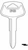 Hy-Ko TR20 Toyota Key Blank Brass Nickel Plated