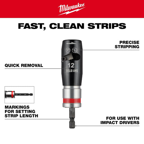 Milwaukee 2PC Solid Wire Stripper Set