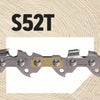 Oregon S52T AdvanceCut 2-Pack Saw Chain for 14 in. Bar - 52 Drive Links - fits Echo, Craftsman, Poulan, Homelite, Makita Husqvarna and more