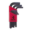 Bondhus 12299, Set 9 Hex L-Wrenches 1.5 - 10mm - Short (1)
