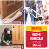 M-D Building Products  Vinyl CINCH® U-Shape Slide-On Under Door Seal