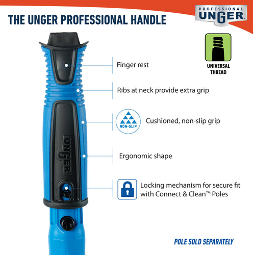 Unger 985610 18″ EZ Change™ Squeegee with Interchangeable Blades