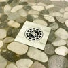 Danco Square Hair Catcher for Shower Drain in Chrome