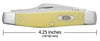 Case Yellow Synthetic Chrome Vanadium Large Stockman