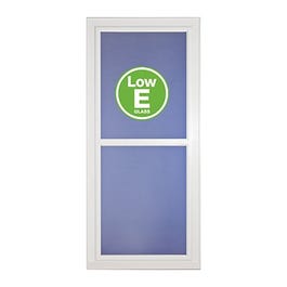 Easy Vent Selection Storm Door, Full-View Low E Glass, White, 36 x 81-In.
