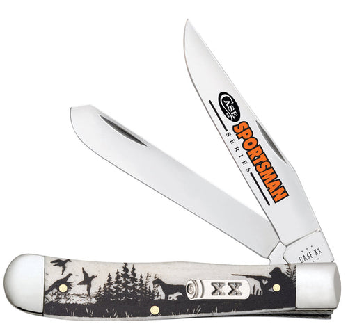 Case Sportsman Series Hunter Embellished Smooth Natural Bone Trapper