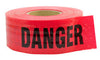 C.H Hanson Barricade Tape-DANGER 500'x3x5Mil Reinforced (500' x 3x 5Mil, Red)