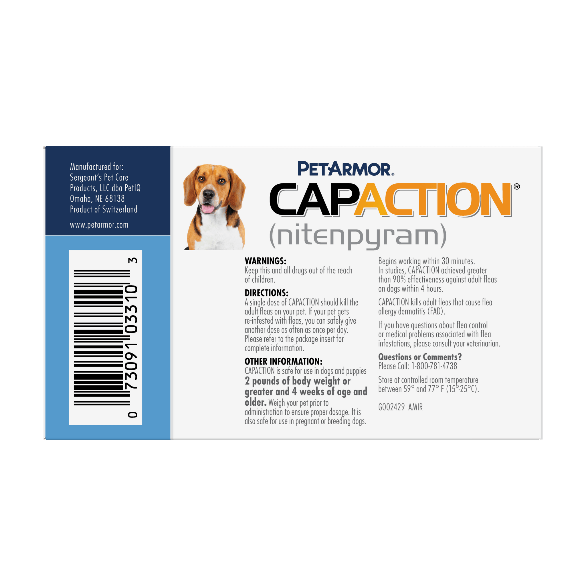 Capaction deals for fleas