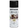 Metallic Spray Paint, Black Night, 11-oz.