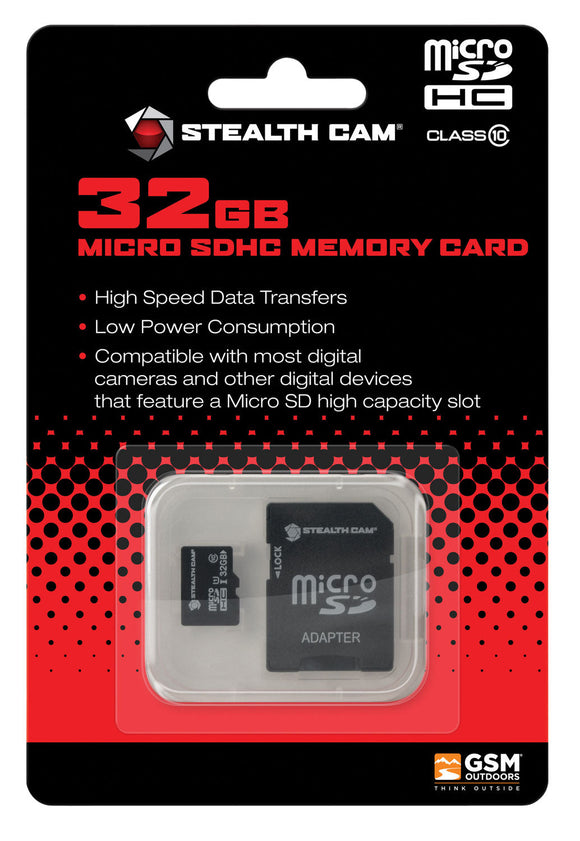 Stealth Cam STC32MICSD Micro SD Memory Card  32GB