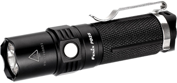 FENIX WHOLESALE FX-PD25 PD25  400/150/50/5 Lumens Cree LED Aluminum Black Hardcoat Anodized