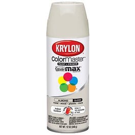 Colormaster Spray Paint, Indoor/Outdoor Use, Gloss Almond, 12-oz.