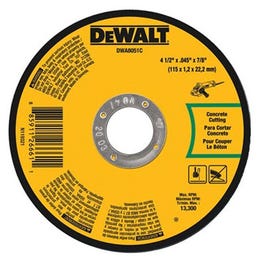 Masonry Cut-Off Wheel, 4.5-In. x .045-In. x 7/8-In.