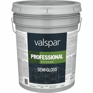 Valspar Medallion 100% Acrylic Paint & Primer Flat Exterior House Paint,  Clear Base, 1 Gal.