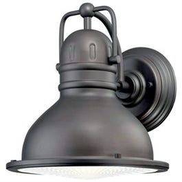 LED Wall Lantern, Oil-Rubbed Bronze, 550 Lumens, 9-Watt