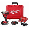 M18 18-Volt Impact Driver Kit, Cordless, Brushless Motor, 1/4-In., 2 Lithium-Ion Batteries