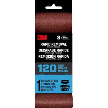 3M BELT3X241PK120 27394 3x24 120g Sand Belt