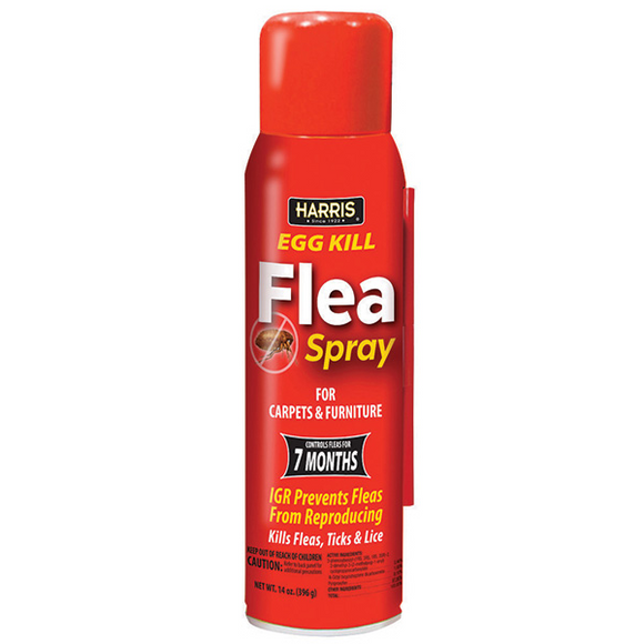 HARRIS EGG KILL FLEA SPRAY FOR CARPETS & FURNITURE