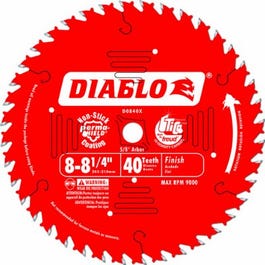 8.25-In. 40-TPI Diablo Finishing Blade