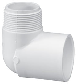 Lasco Fittings 1 Mpt x Slip Sch40 90 degree Street Elbow