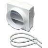 Dryer In-Line Damper, 4 x 4-In.