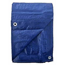 Polyethylene Tarp, Blue, 12 x 20-Ft.